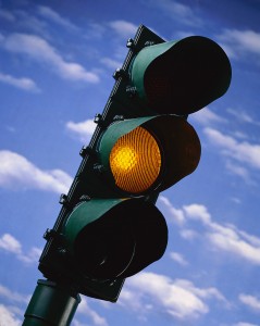 Yellow Signal Light Christians should be risk-takers