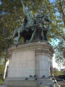 Statue of Charlemagne @ Notre Dame