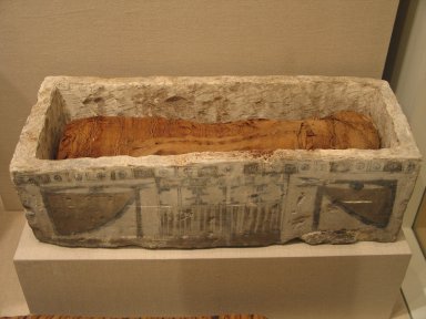 Ancient Stone Sarcophagus. The Meaning of the Manger
